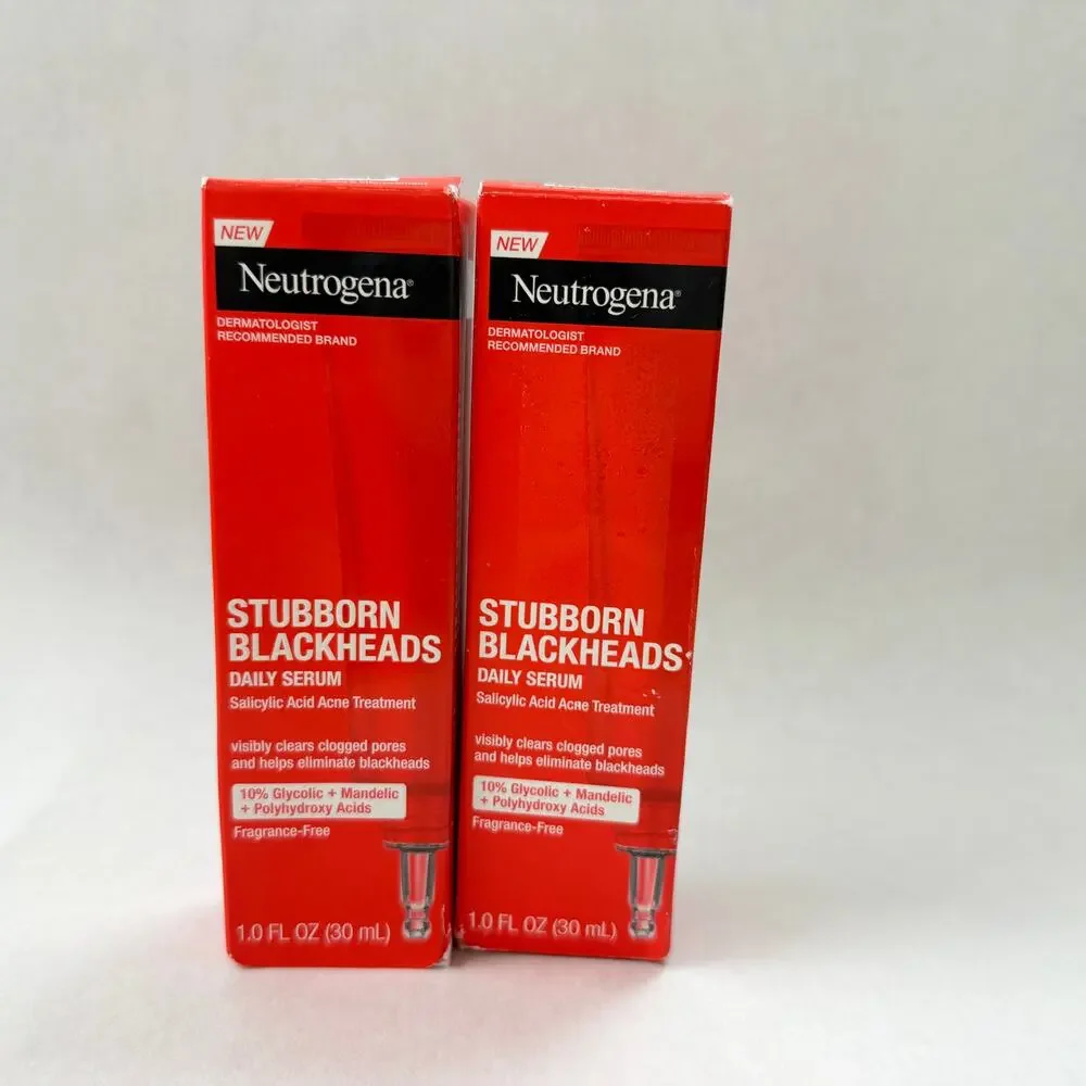 Neutrogena Stubborn Blackheads Daily Serum 1 fl oz 2 Pack